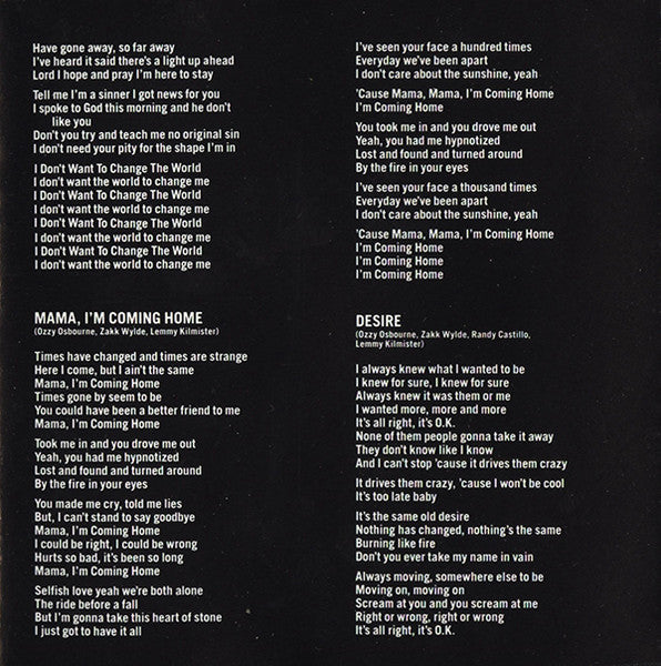 Ozzy Osbourne - No More Tears (CD) | Near Mint- (NM-)-