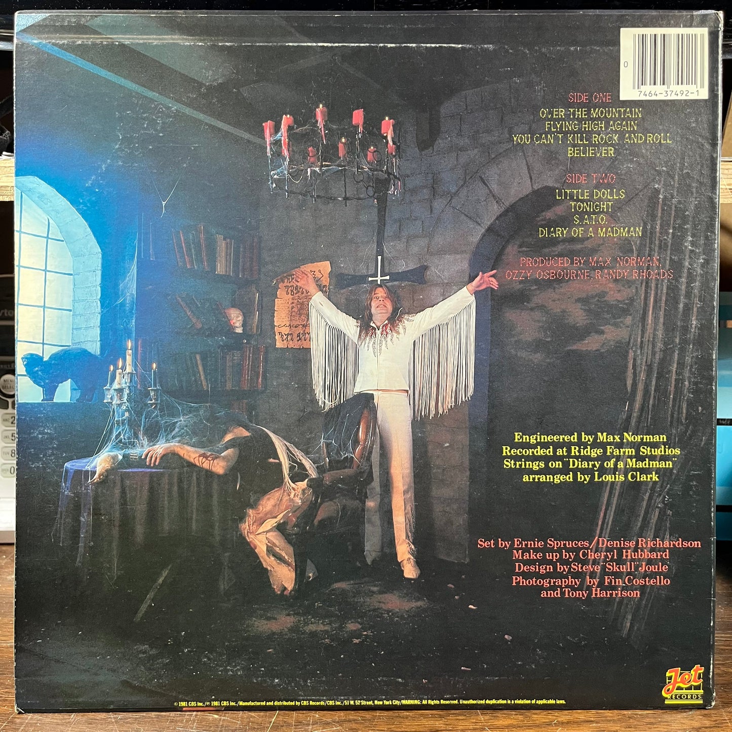 Ozzy Osbourne - Diary Of A Madman (VINYL) | Near Mint- (NM-) Very Good Plus Plus (VG++)-