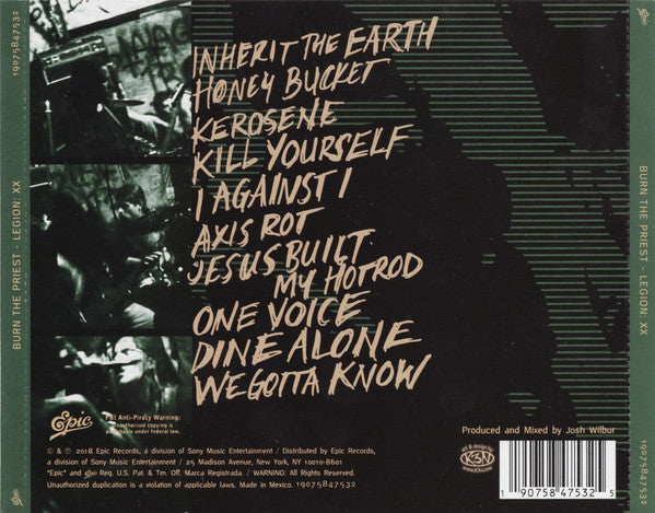 Burn The Priest - Legion: XX | Near Mint (NM) Near Mint (NM)-