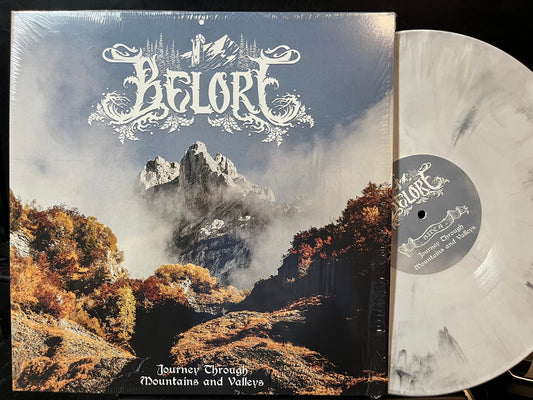 Belore - Journey Through Mountains And Valleys (BLACK & WHITE MARBLE VINYL LP NORTHERN SILENCE PRODUCTIONS NSP 183 2024) | USED Near Mint (NM or M-) Near Mint (NM)-