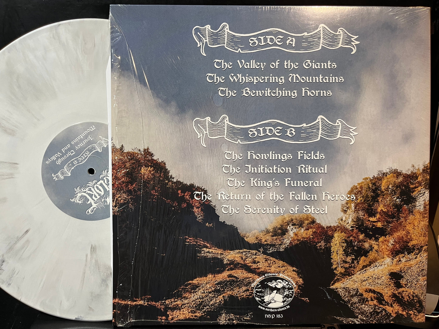 Belore - Journey Through Mountains And Valleys (BLACK & WHITE MARBLE VINYL LP NORTHERN SILENCE PRODUCTIONS NSP 183 2024) | USED Near Mint (NM or M-) Near Mint (NM)-