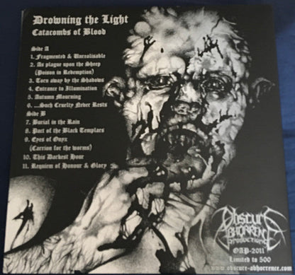Drowning The Light - Catacombs Of Blood (VINYL) | Near Mint (NM) Near Mint (NM)-