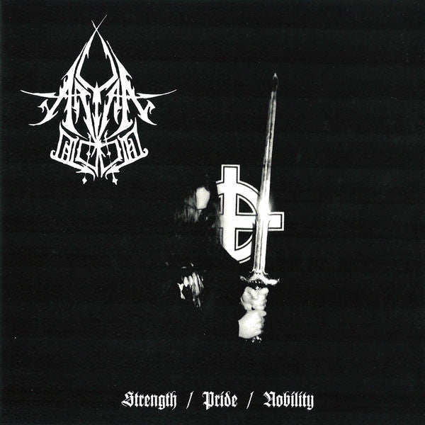 Aryan Blood - Strength / Pride / Nobility / The Chant Of Barbarian Wolves (7" VINYL) | Near Mint (NM) Near Mint (NM)-