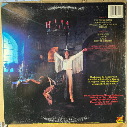 Ozzy Osbourne - Diary Of A Madman (VINYL) | Near Mint (NM or M-) Very Good Plus (VG+)-