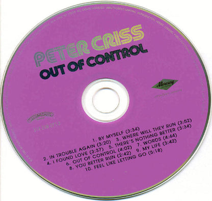 Out Of Control (CD) | Near Mint (NM) Near Mint (NM)-