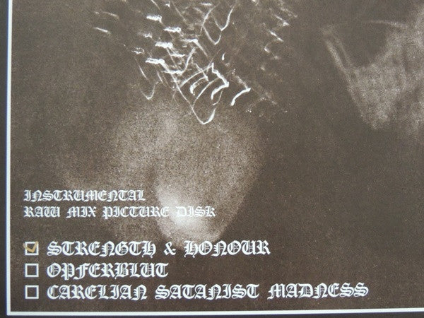 Strength & Honour (Instrumental Raw Mix) (VINYL) | Near Mint (NM) Near Mint (NM)-