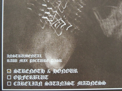 Strength & Honour (Instrumental Raw Mix) (VINYL) | Near Mint (NM) Near Mint (NM)-
