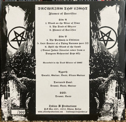 Drowning The Light - Flames Of Sacrifice (10" VINYL) | Near Mint (NM) Near Mint (NM)-