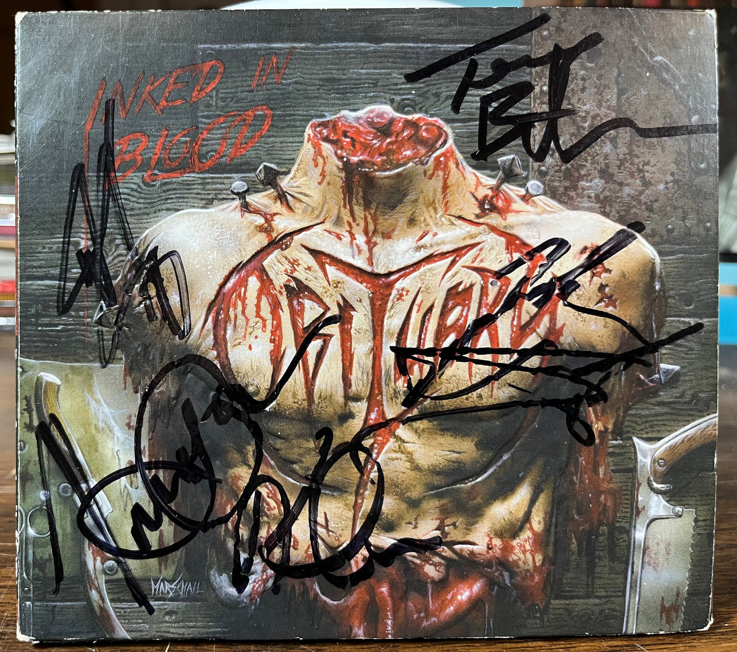 Obituary - Inked In Blood (SIGNED CD) | Near Mint (NM or M-) Very Good (VG)-