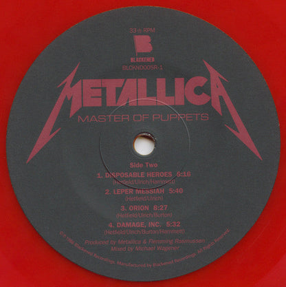 Metallica - Master Of Puppets (VINYL) | Near Mint (NM) Mint (M)-