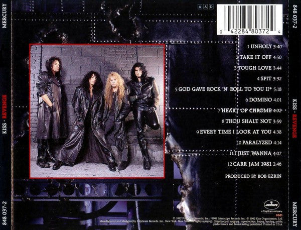 Kiss - Revenge (CD) | Near Mint (NM) Near Mint (NM)-