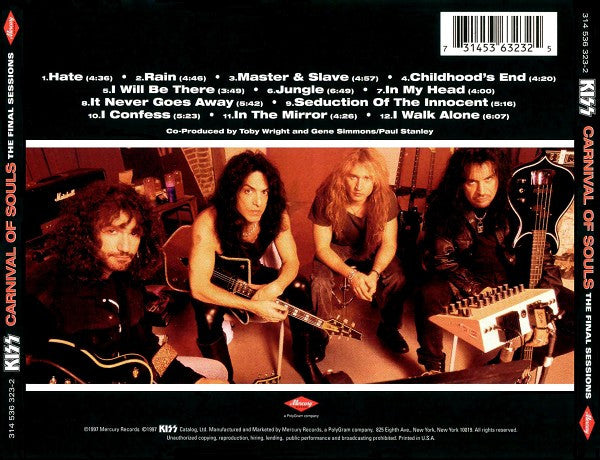 Kiss - Carnival Of Souls: The Final Sessions (CD) | Near Mint (NM) Near Mint (NM)-