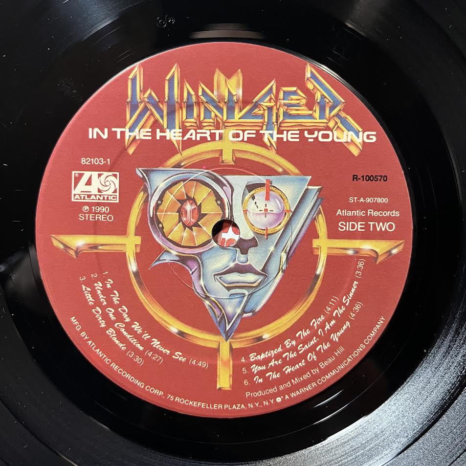 Winger - In The Heart Of The Young (VINYL) | Near Mint (NM or M-)-