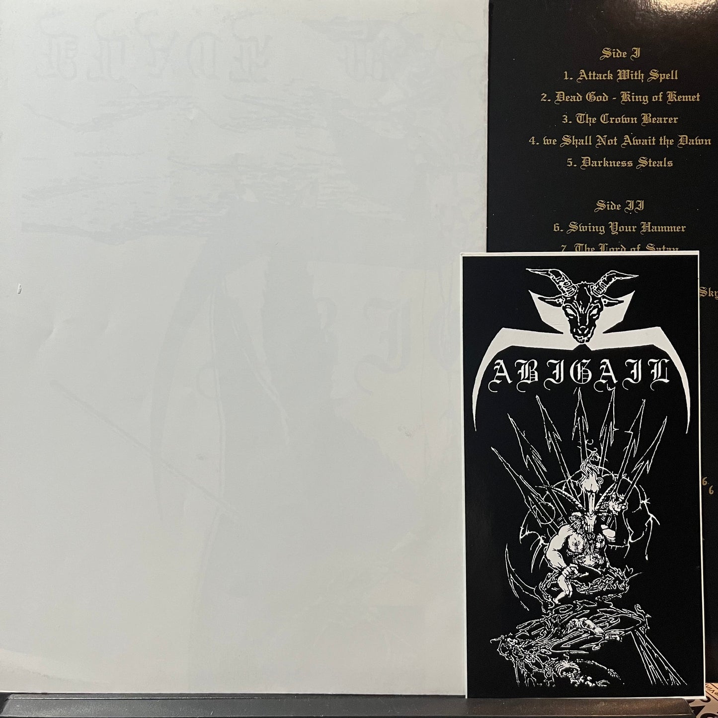 Abigail - The Lord Of Satan (YELLOW W BLACK SPLATTER VINYL 2xLP NUCLEAR WAR NOW! PRODUCTIONS ANTI-GOTH 188 2011) | USED Near Mint (NM or M-) Near Mint (NM)-
