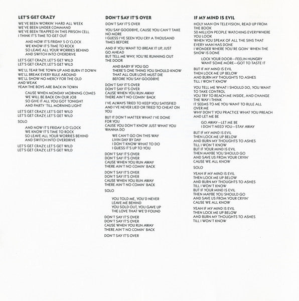 White Lion - Big Game (CD) | Near Mint (NM) Near Mint (NM)-