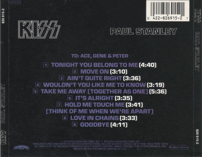 Kiss - Paul Stanley (CD) | Near Mint (NM) Near Mint (NM)-