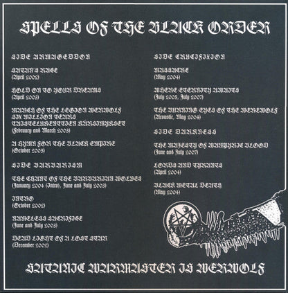 Satanic Warmaster - We Are The Worms That Crawl On The Broken Wings Of An Angel (A Compendium Of Past Crimes) (2xVINYL) | Near Mint (NM) Near Mint (NM)-