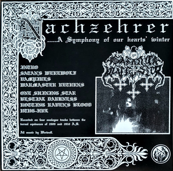 Satanic Warmaster - Nachzehrer (VINYL) | Near Mint (NM) Near Mint (NM)-