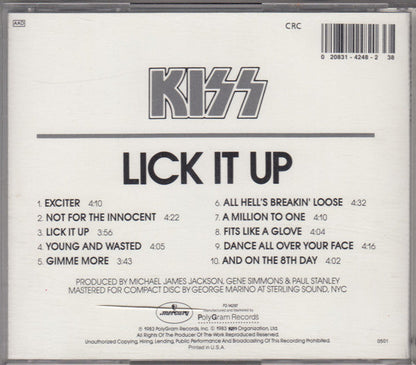 Kiss - Lick It Up (CD) | Near Mint (NM) Near Mint (NM)-