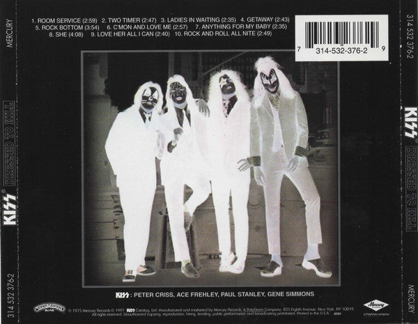KISS - Dressed To Kill (CD) | Near Mint (NM) Near Mint (NM)-