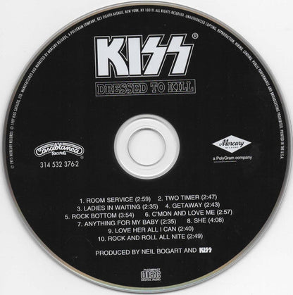 KISS - Dressed To Kill (CD) | Near Mint (NM) Near Mint (NM)-