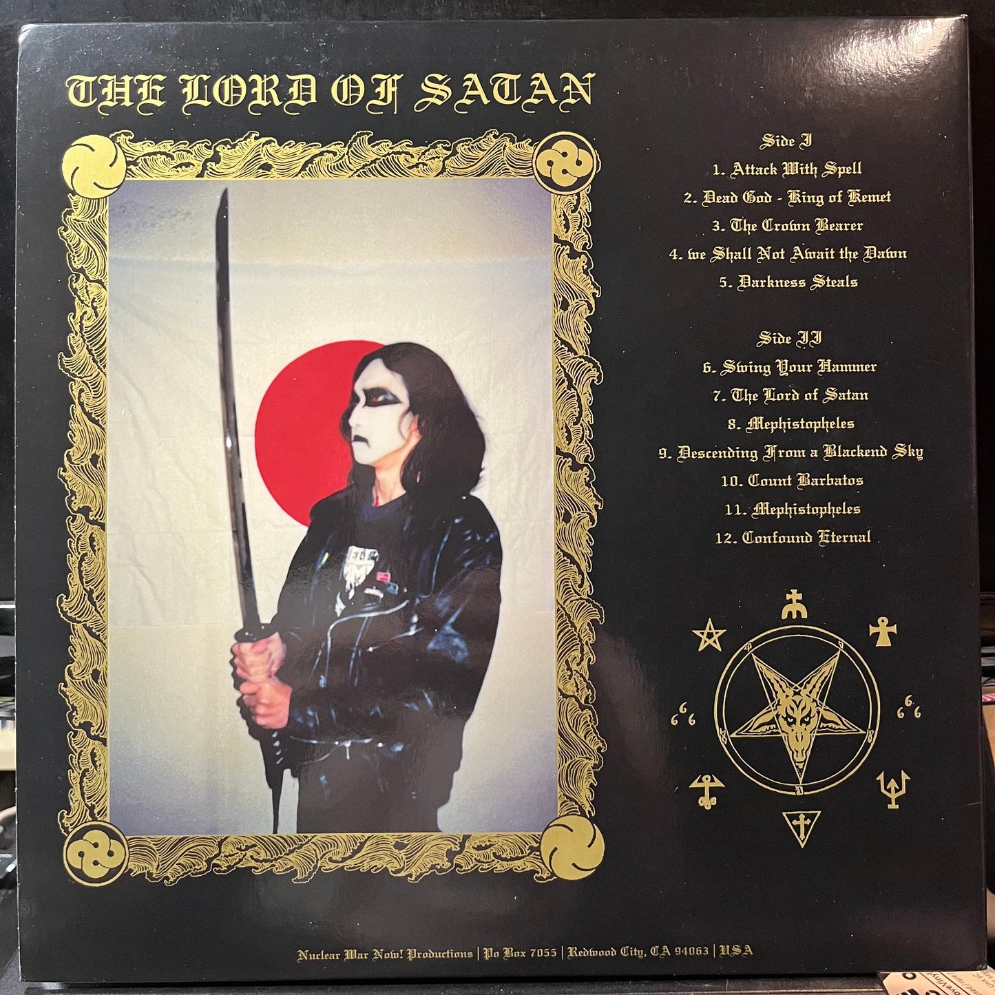 Abigail - The Lord Of Satan (YELLOW W BLACK SPLATTER VINYL 2xLP NUCLEAR WAR NOW! PRODUCTIONS ANTI-GOTH 188 2011) | USED Near Mint (NM or M-) Near Mint (NM)-