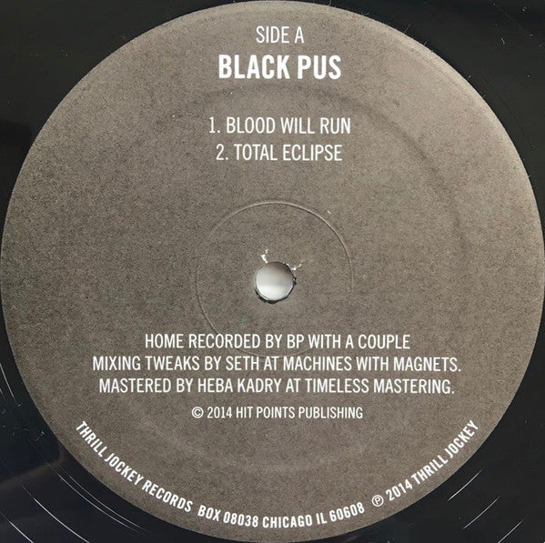 Black Pus - Black Pus / Oozing Wound (VINYL) | Near Mint (NM) Near Mint (NM)-
