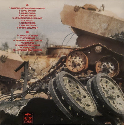 Caustic Wound - Grinding Mechanism of Torment (VINYL LP PROFOUND LORE PFL-328LP 2025) | USED Near Mint (NM or M-) Excellent+ (EX+)-