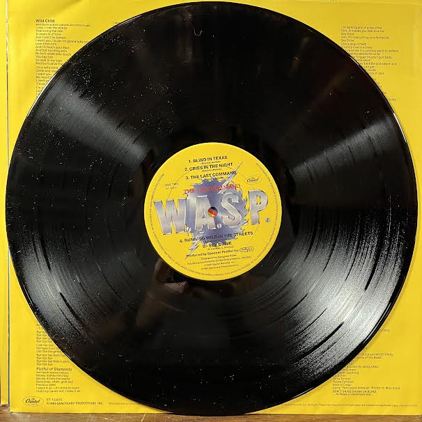 W.A.S.P. - The Last Command (VINYL) | Near Mint (NM or M-)-