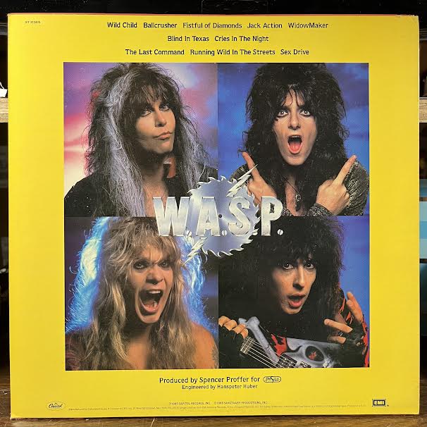 W.A.S.P. - The Last Command (VINYL) | Near Mint (NM or M-)-