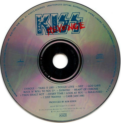 Kiss - Revenge (CD) | Near Mint (NM) Near Mint (NM)-