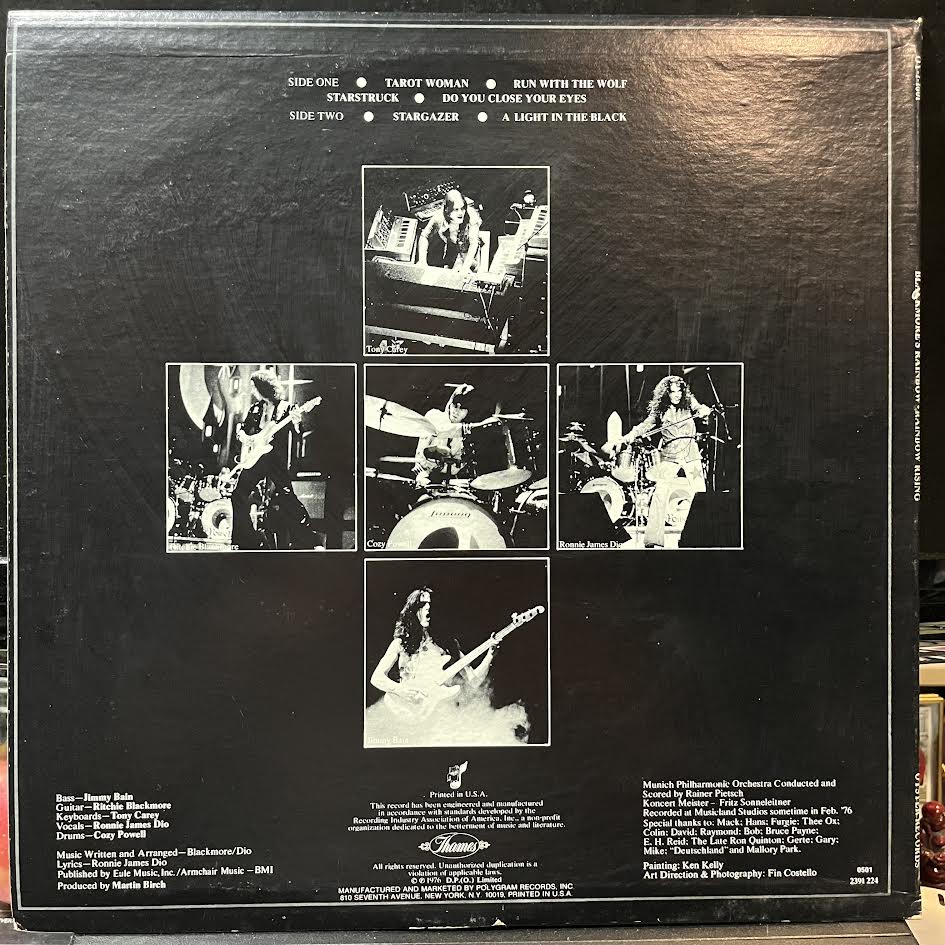 Rainbow - Rainbow Rising (VINYL) | Near Mint (NM) Near Mint (NM)-
