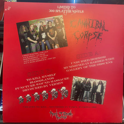 Cannibal Corpse - Created To Kill (SPLATTER VINYL 2022) | USED Near Mint (NM) Near Mint (NM)-