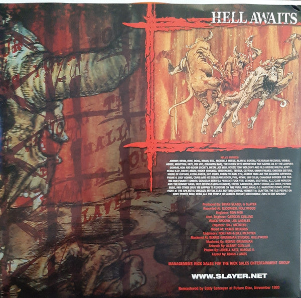 Slayer - Hell Awaits (VINYL) | Near Mint (NM) Near Mint (NM)-