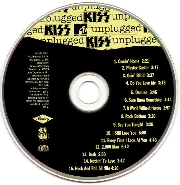 MTV Unplugged (CD) | Near Mint (NM) Near Mint (NM)-