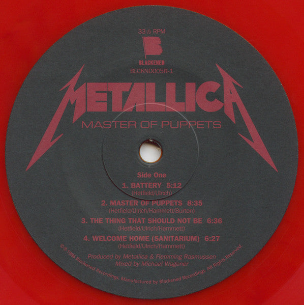 Metallica - Master Of Puppets (VINYL) | Near Mint (NM) Mint (M)-