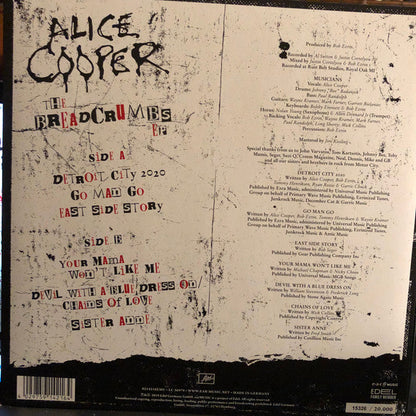 Alice Cooper (2) - The Breadcrumbs EP (10" VINYL) | Near Mint (NM or M-) Near Mint (NM)-