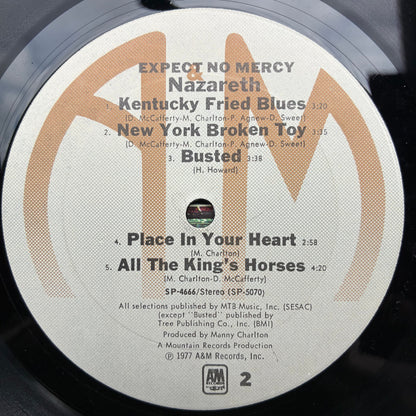 Nazareth (2) - Expect No Mercy (VINYL) | Near Mint (NM or M-) Excellent (EX)-
