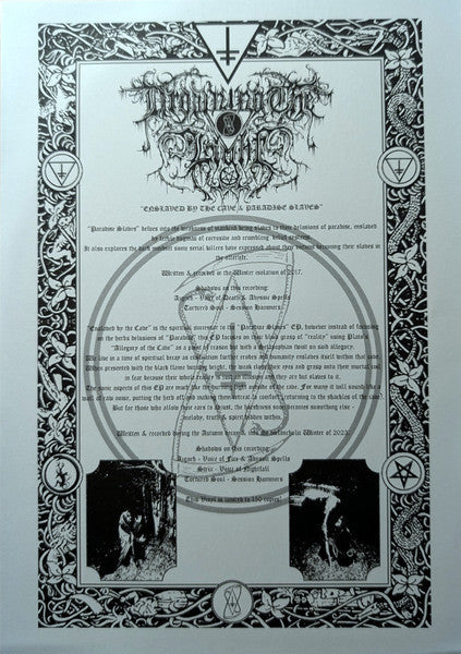 Drowning The Light - Enslaved By The Cave & Paradise Slaves (VINYL) | Near Mint (NM) Near Mint (NM)-