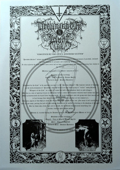 Drowning The Light - Enslaved By The Cave & Paradise Slaves (VINYL) | Near Mint (NM) Near Mint (NM)-