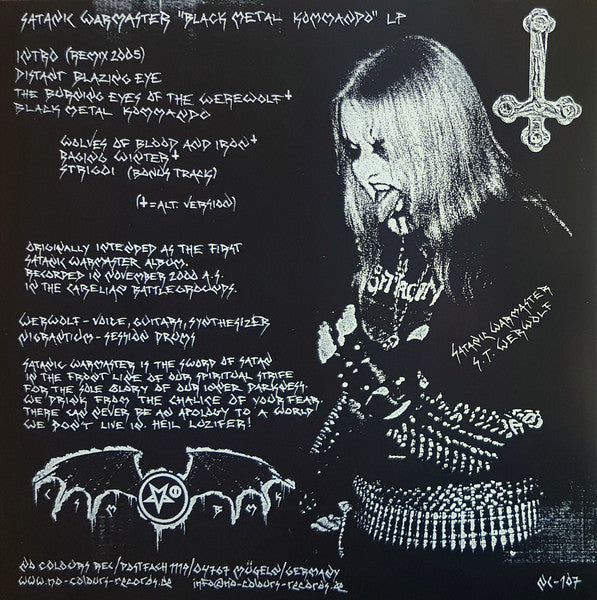 Satanic Warmaster - Black Metal Kommando (VINYL) | Near Mint (NM) Near Mint (NM)-