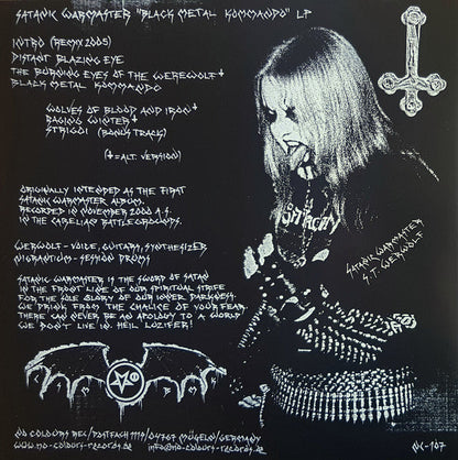 Satanic Warmaster - Black Metal Kommando (VINYL) | Near Mint (NM) Near Mint (NM)-