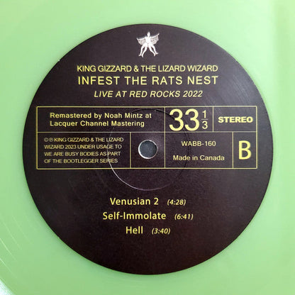King Gizzard And The Lizard Wizard - Infest The Rats Nest (Live At Red Rocks 2022) (VINYL) | Near Mint (NM) Mint (M)-