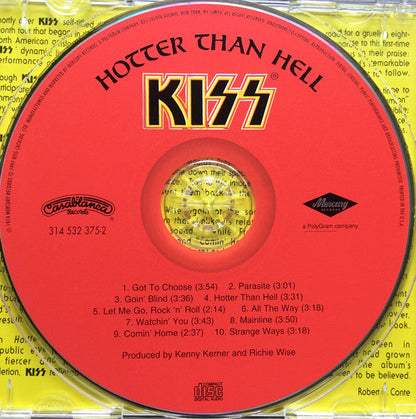 Kiss - Hotter Than Hell (CD) | Near Mint (NM) Near Mint (NM)-