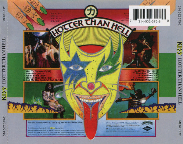 Kiss - Hotter Than Hell (CD) | Near Mint (NM) Near Mint (NM)-