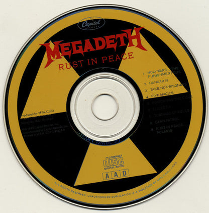 Megadeth - Rust In Peace (CD) | Near Mint (NM or M-)-