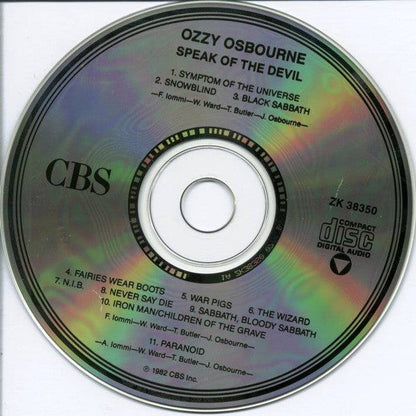 Ozzy Osbourne - Speak Of The Devil (CD) | Near Mint (NM) Near Mint (NM)-