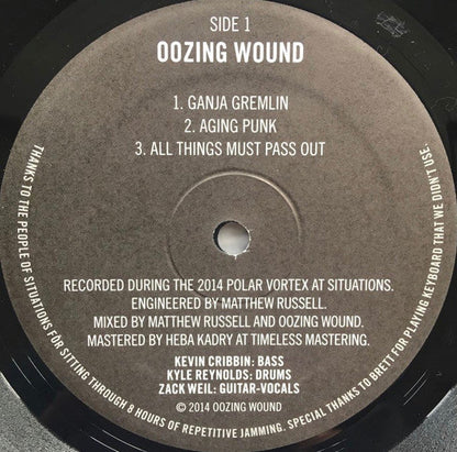 Black Pus - Black Pus / Oozing Wound (VINYL) | Near Mint (NM) Near Mint (NM)-
