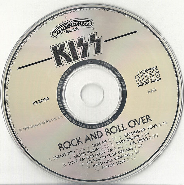 Kiss - Rock And Roll Over (CD) | Near Mint (NM) Near Mint (NM)-