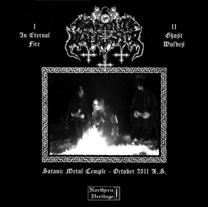 Satanic Warmaster - In Eternal Fire / Ghost Wolves (7" VINYL) | Near Mint (NM) Near Mint (NM)-